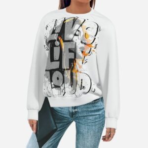 All-Over Print Women's Sweatshirt-Air Layer 200 GSM