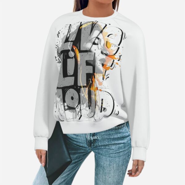 All-Over Print Women's Sweatshirt-Air Layer 200 GSM