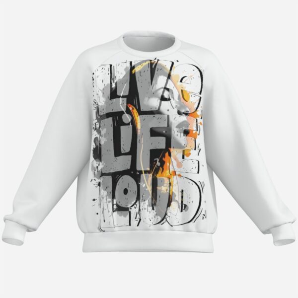 All-Over Print Women's Sweatshirt-Air Layer 200 GSM - Image 2