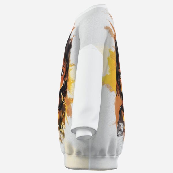 All-Over Print Girl's Sweatshirt Drop Shoulder Air Layer 230 GSM - Image 5