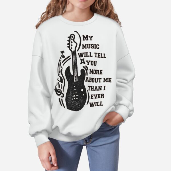 All-Over Print Girl's Sweatshirt Drop Shoulder Air Layer 230 GSM
