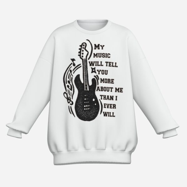 All-Over Print Girl's Sweatshirt Drop Shoulder Air Layer 230 GSM - Image 3