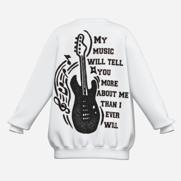 All-Over Print Girl's Sweatshirt Drop Shoulder Air Layer 230 GSM - Image 4