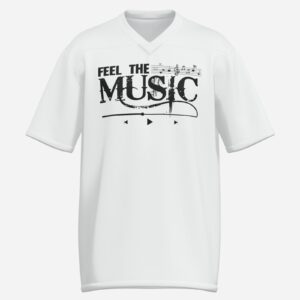 All-Over Cotton Print Men's Baseball T-Shirt