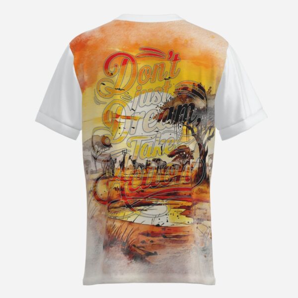 All-Over Print Men's Soccer Jersey T-Shirt V Neck Soft & Quick Dry - Image 4