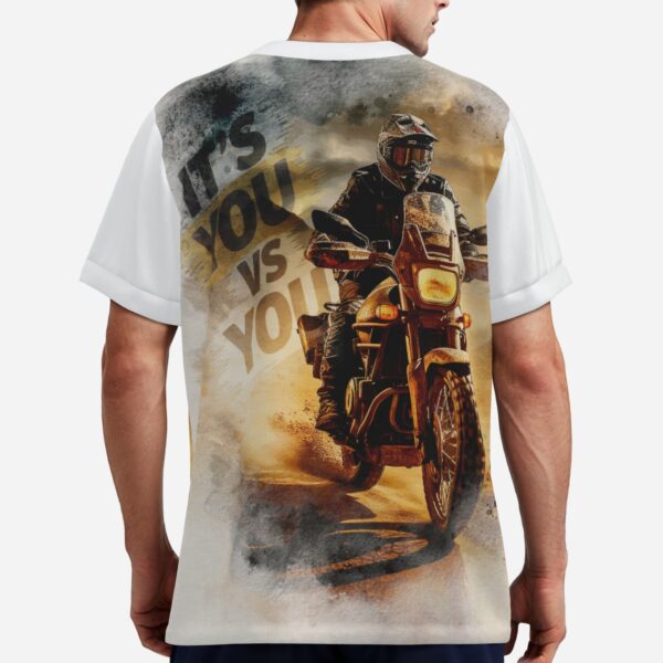 All-Over Print Men's Soccer Jersey T-Shirt V Neck Soft & Quick Dry - Image 2