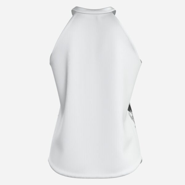 All-Over Print Women's Halter Neck Tank Top-Imitation Cotton 170 GSM - Image 4