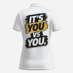 All-Over Print Women's Two-Button Polo Shirt Soft Fit