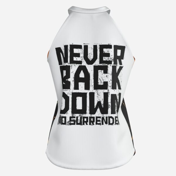 All-Over Print Women's Halter Neck Tank Top-Imitation Cotton 170 GSM - Image 4