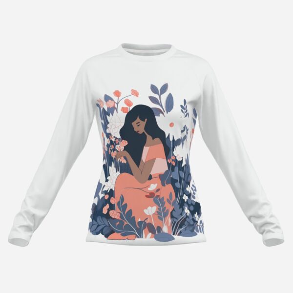 All-Over Print Women's Cooling Sun Protection Shirt-Polyester Cool Feeling 180 GSM - Image 3