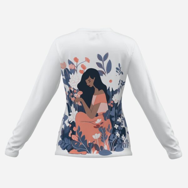 All-Over Print Women's Cooling Sun Protection Shirt-Polyester Cool Feeling 180 GSM - Image 4