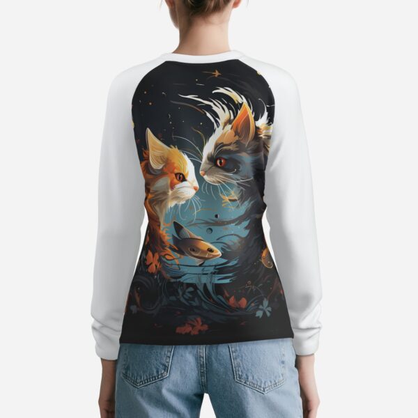 All-Over Print Women's Cooling Sun Protection Shirt-Polyester Cool Feeling 180 GSM - Image 2