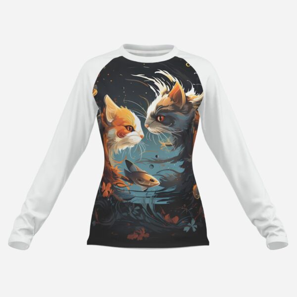 All-Over Print Women's Cooling Sun Protection Shirt-Polyester Cool Feeling 180 GSM - Image 3