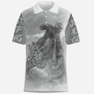 All-Over Print Men's Polo Shirt Golf Jersey-Mi Tong Mesh 140 GSM