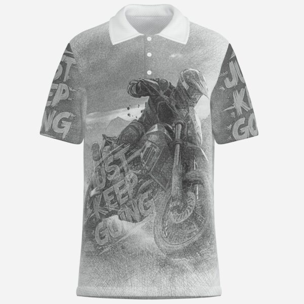 All-Over Print Men's Polo Shirt Golf Jersey-Mi Tong Mesh 140 GSM