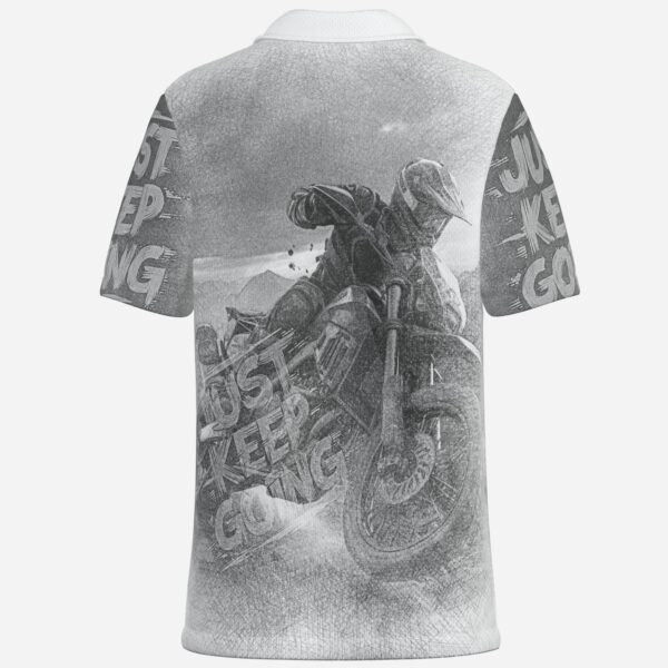 All-Over Print Men's Polo Shirt Golf Jersey-Mi Tong Mesh 140 GSM - Image 2