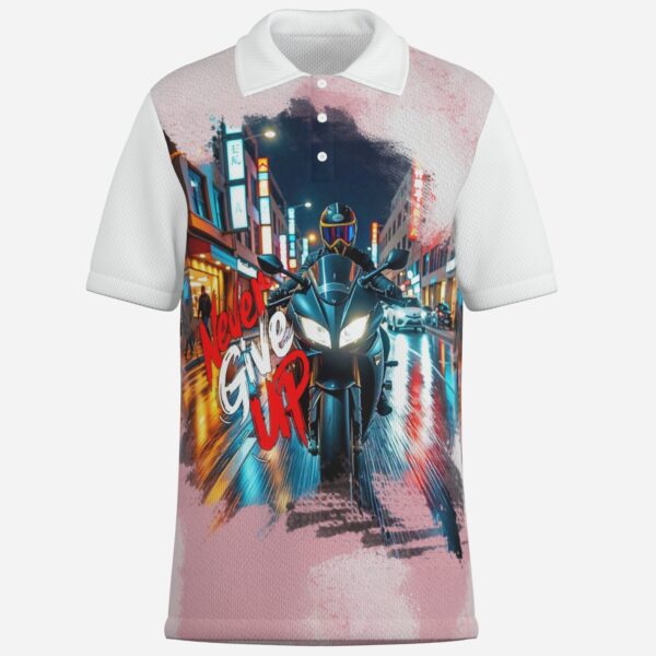 All-Over Print Men's Polo Shirt Golf Jersey-Mi Tong Mesh 140 GSM