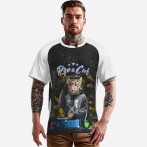All-Over Print Men's Patchwork Athletic T-Shirt-Imitation Cotton 170 GSM