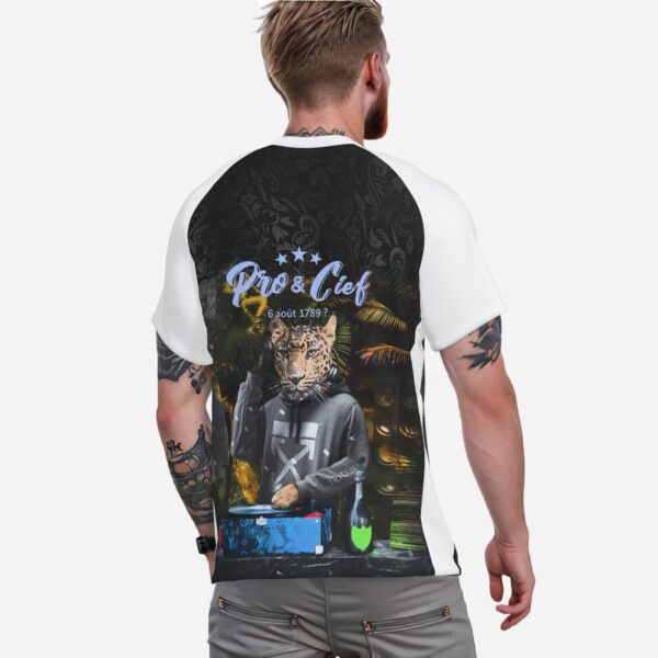 All-Over Print Men's Patchwork Athletic T-Shirt-Imitation Cotton 170 GSM - Image 2