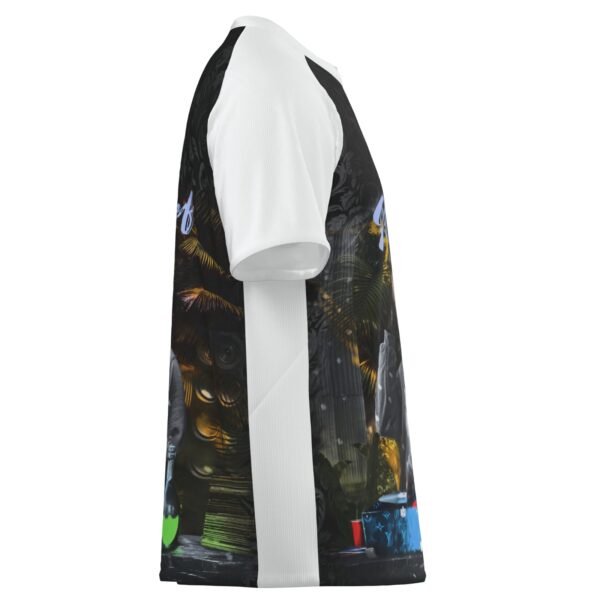 All-Over Print Men's Patchwork Athletic T-Shirt-Imitation Cotton 170 GSM - Image 6