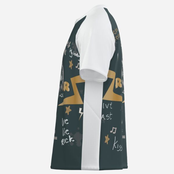 All-Over Print Men's Patchwork Athletic T-Shirt-Imitation Cotton 170 GSM - Image 5
