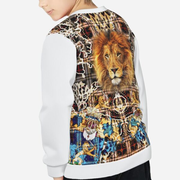 All-Over Print Boy's Sweatshirt-Air Layer 230 GSM - Image 2