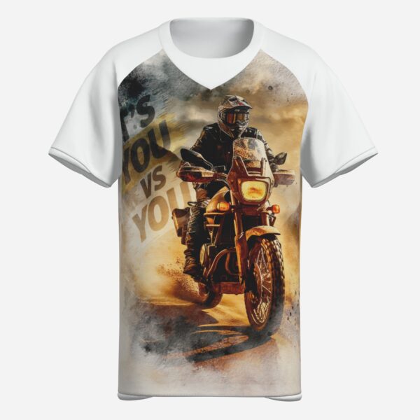 All-Over Print Men's Soccer Patchwork Jersey Quick Dry & Soft T-Shirt - Image 3