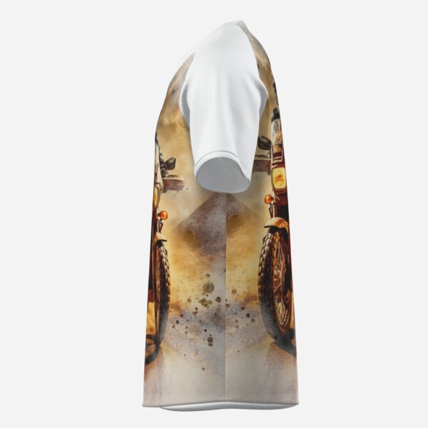 All-Over Print Men's Soccer Patchwork Jersey Quick Dry & Soft T-Shirt - Image 5
