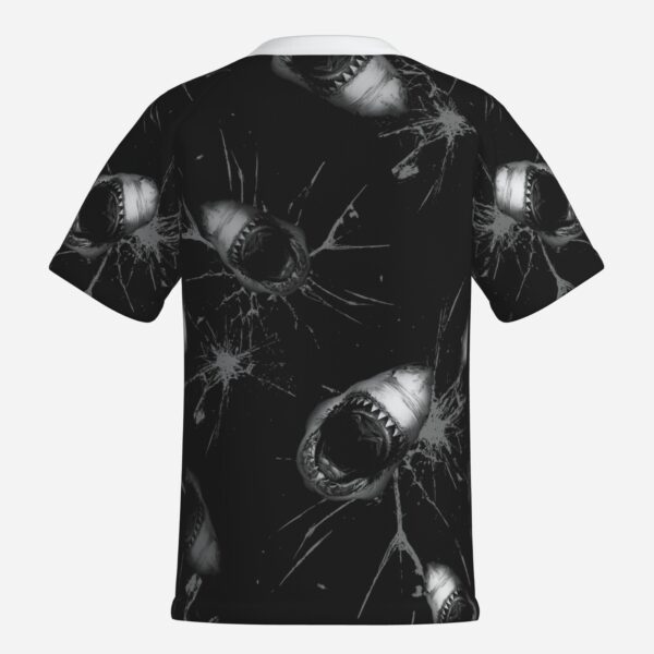 All-Over Print Boy's Baseball T-Shirt Short Sleeve-Milk Silk 250 GSM - Image 4