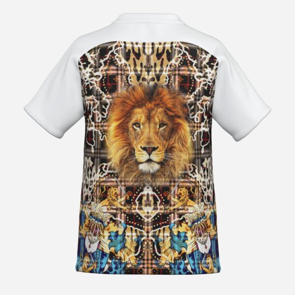 All-Over Print Boy's Zipper Baseball Jersey Shirt Short Sleeve - Image 6