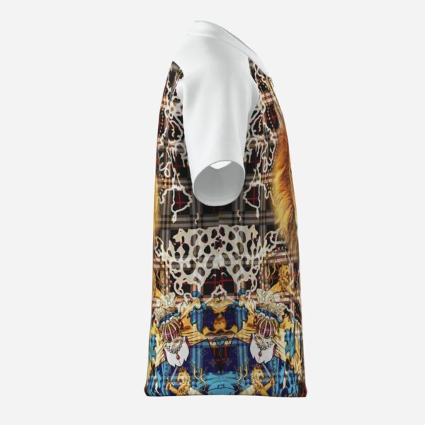 All-Over Print Boy's Zipper Baseball Jersey Shirt Short Sleeve - Image 8