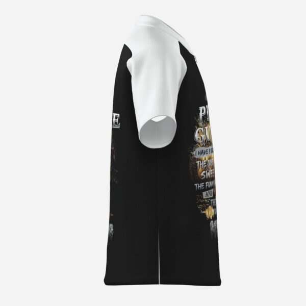 All-Over Print Boy's Zipper Baseball Jersey Shirt Short Sleeve - Image 8
