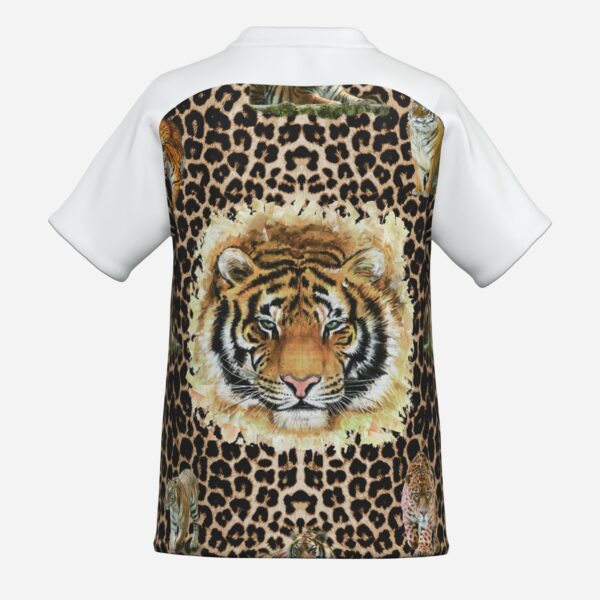 All-Over Print Boy's Zipper Baseball Jersey Shirt Short Sleeve - Image 6