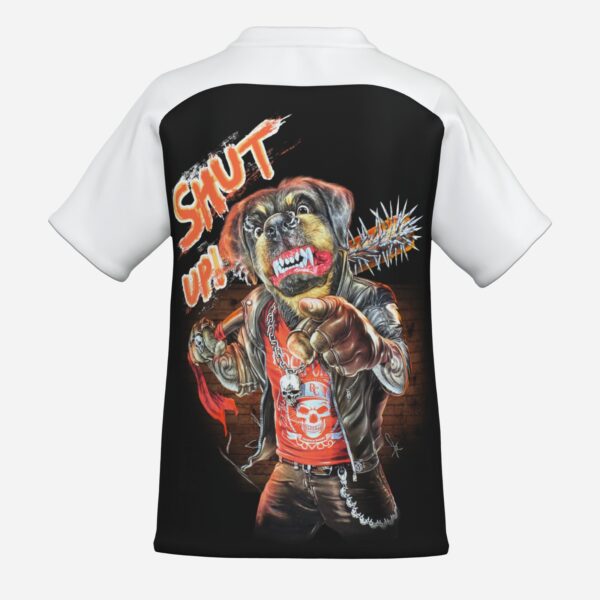 All-Over Print Boy's Zipper Baseball Jersey Shirt Short Sleeve - Image 6