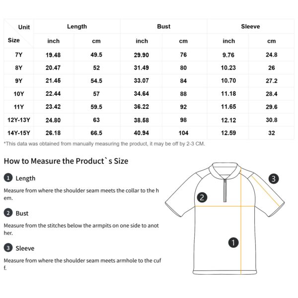 All-Over Print Boy's Zipper Baseball Jersey Shirt Short Sleeve - Image 9