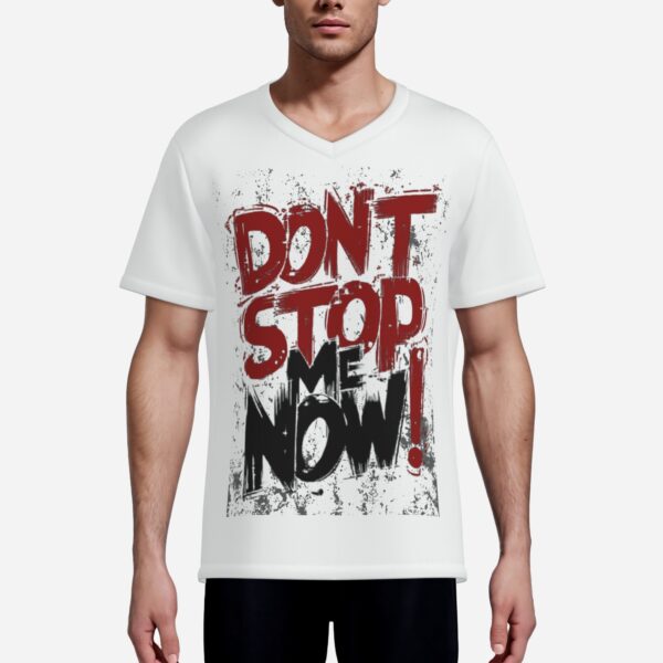 All-Over Print Men's V Neck Football Jersey Short Sleeve