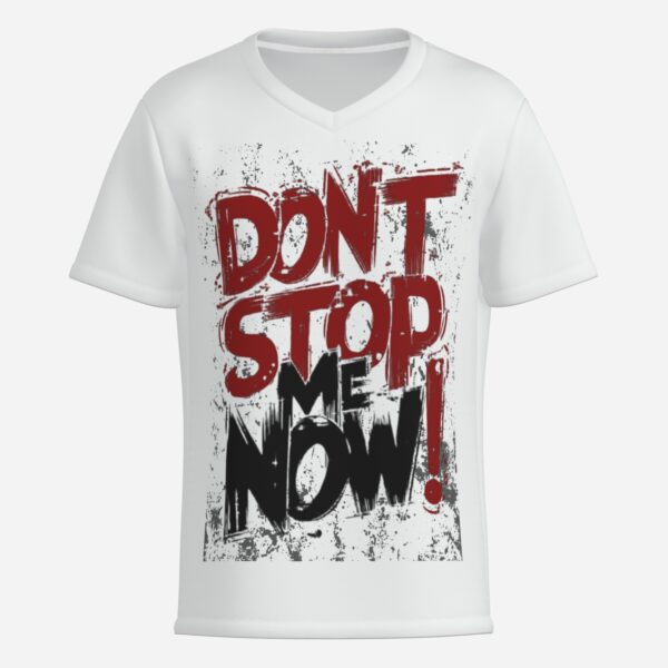 All-Over Print Men's V Neck Football Jersey Short Sleeve - Image 3