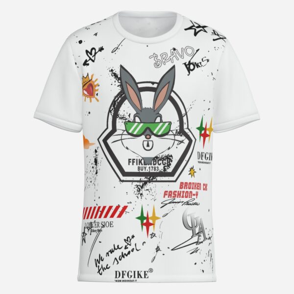 All-Over Cotton Print Men's Premium T-Shirt