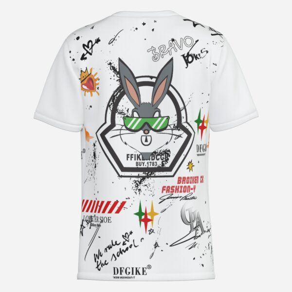 All-Over Cotton Print Men's Premium T-Shirt - Image 2