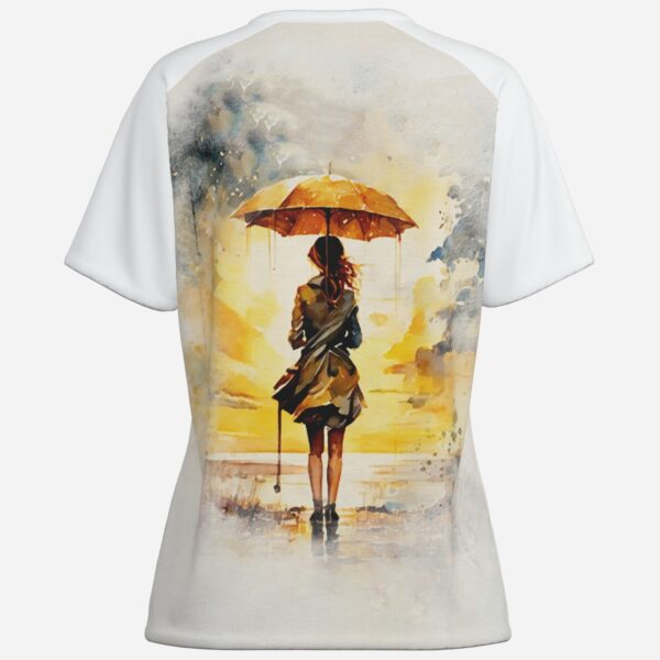 All-Over Cotton Print Women's T-Shirt - Image 2