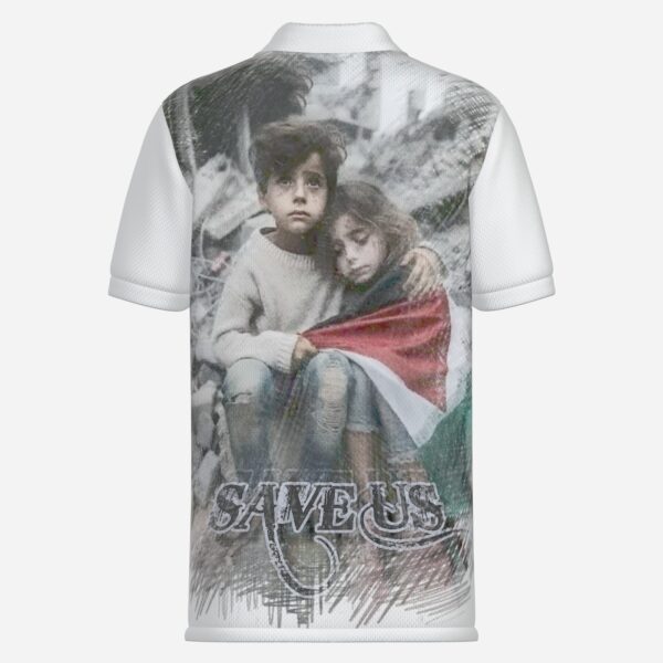 All-Over Print Men's Short Sleeve POLO Shirt With Pocket-Mi Tong Mesh 140 GSM - Image 2