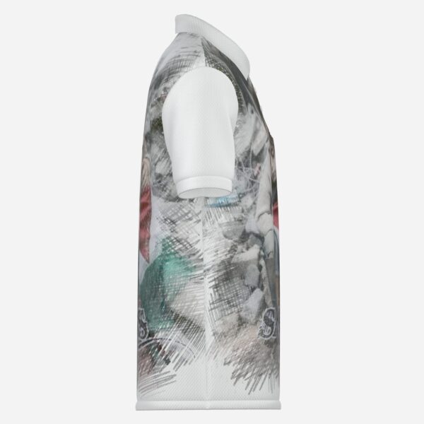 All-Over Print Men's Short Sleeve POLO Shirt With Pocket-Mi Tong Mesh 140 GSM - Image 4