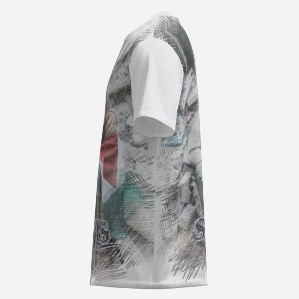 All-Over Print Men's O Neck T-Shirt-Reinforced Neckline-Mi Tong Mesh 140 GSM - Image 3