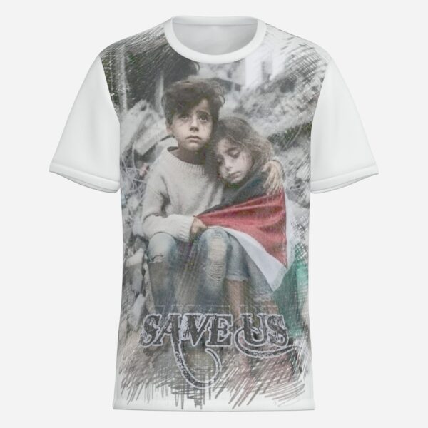 All-Over Cotton Print Men's Premium T-Shirt