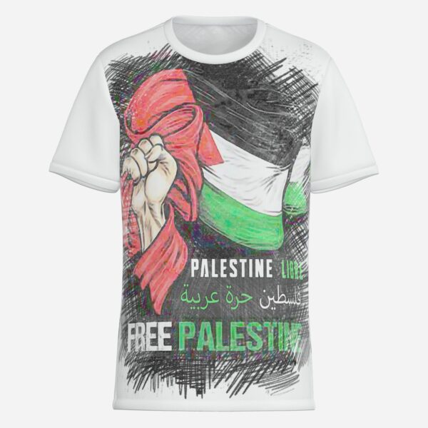 All-Over Cotton Print Men's Premium T-Shirt