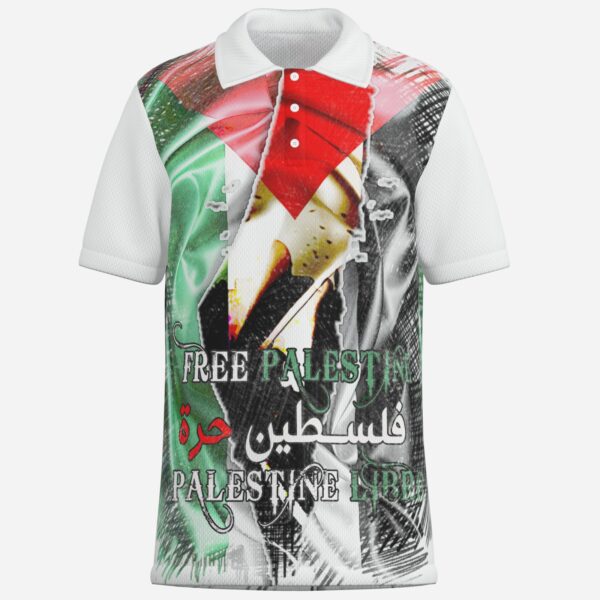 All-Over Print Men's Polo Shirt Golf Jersey-Mi Tong Mesh 140 GSM