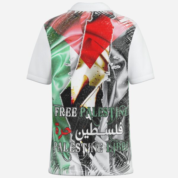 All-Over Print Men's Polo Shirt Golf Jersey-Mi Tong Mesh 140 GSM - Image 2