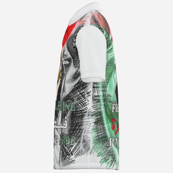 All-Over Print Men's Polo Shirt Golf Jersey-Mi Tong Mesh 140 GSM - Image 3