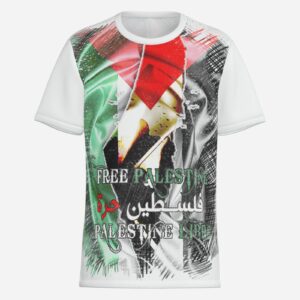 All-Over Cotton Print Men's Premium T-Shirt