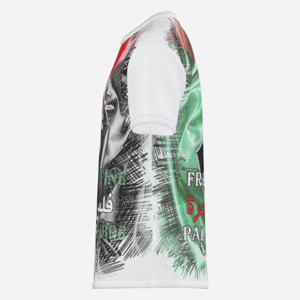All-Over Cotton Print Men's Premium T-Shirt - Image 3